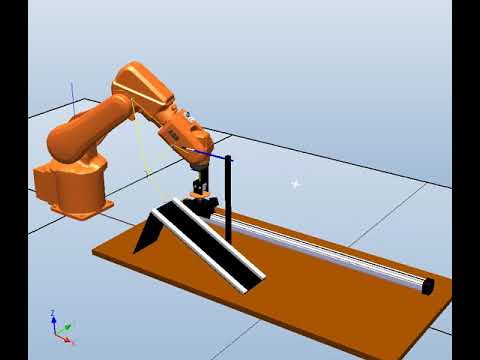 RobotStudio opalovanie