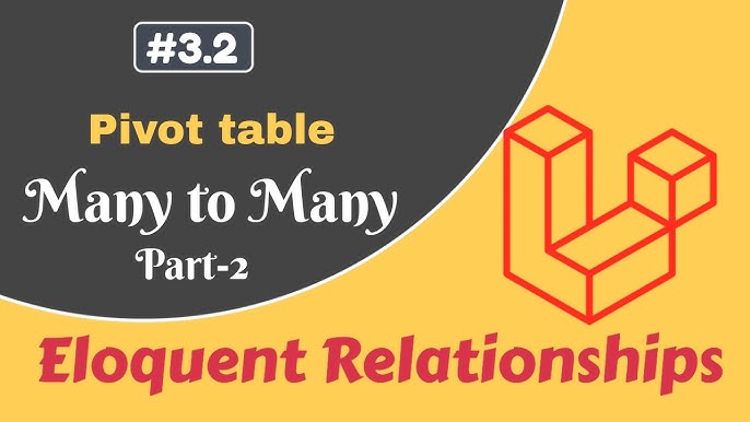 #3.1: Many To Many Relationship | Belongstomany() | Laravel Eloquent  Relationships - Youtube