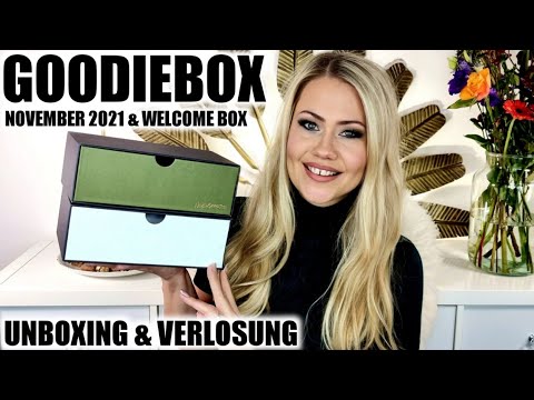 Goodiebox November 2021 + Welcome Box | Unboxing & Verlosung