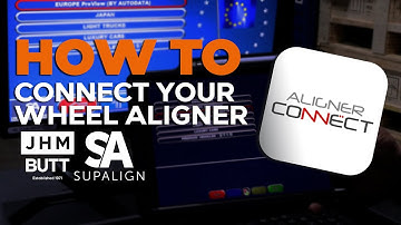 How to Connect a Wheel Aligner to the "Aligner Connect" App