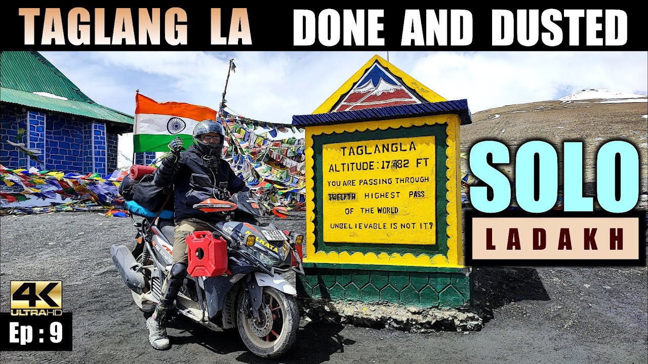 9️⃣ : More Plain is ultimate rider's paradise | Taglang La 5328m | Solo Ladakh ride on scooter Aerox