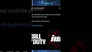 تسريب جديد عن MW4! الإعلان صار أقرب من أي وقت 😱🔥. #mw4 #modernwarfare #callofduty #cod #ترند