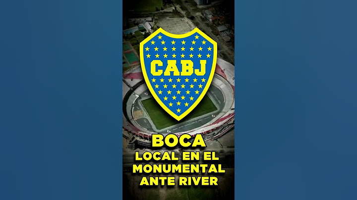 BOCA jugó de LOCAL en el MONUMENTAL ante RIVER