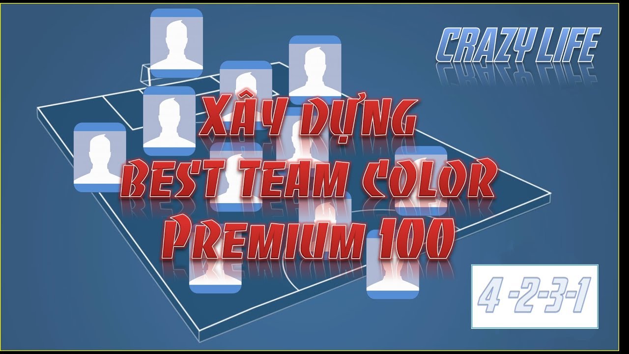 [FIFA Online 3] Xây dựng best team color Premium 100