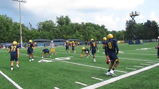 WVU Safeties Fall Camp 8-5