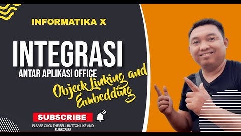 VIDEO PEMBELAJARAN INTEGRASI ANTAR APLIKASI OFFICE