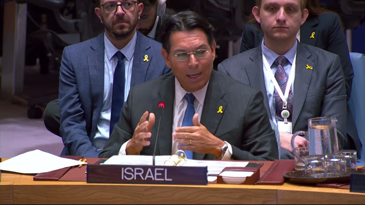 Israeli UN Ambassador: No stop until end of Iran's threat
