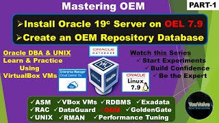 Mastering OEM Part-1 - Install Oracle 19c on Linux 7.9 VM - Create OEM 13c Repository Database screenshot 5