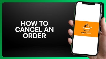 How To Cancel An Order In Amazon Shopping App 2025! Tutorial