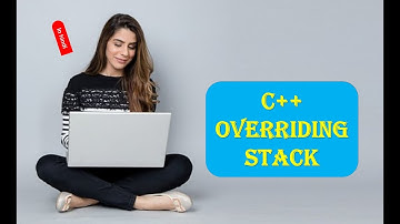 C++ OVERRIDING STACK | Function Overriding in C++ (IN HINDI)