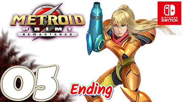 Metroid Prime Remastered [Switch] | Gameplay Walkthrough Part 5 all Items & True End | No Commentary