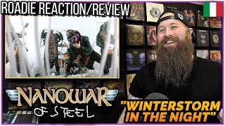 ROADIE REACTIONS | Nanowar of Steel - "Winterstorm in the Night" (feat. Madeleine Liljestam)