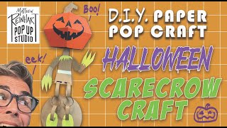 DIY Paper Craft: Halloween Scarecrow Craft