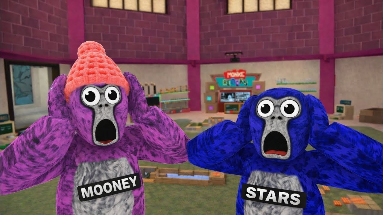 We found a cool Maze and parkour course in Gorilla tag!!!