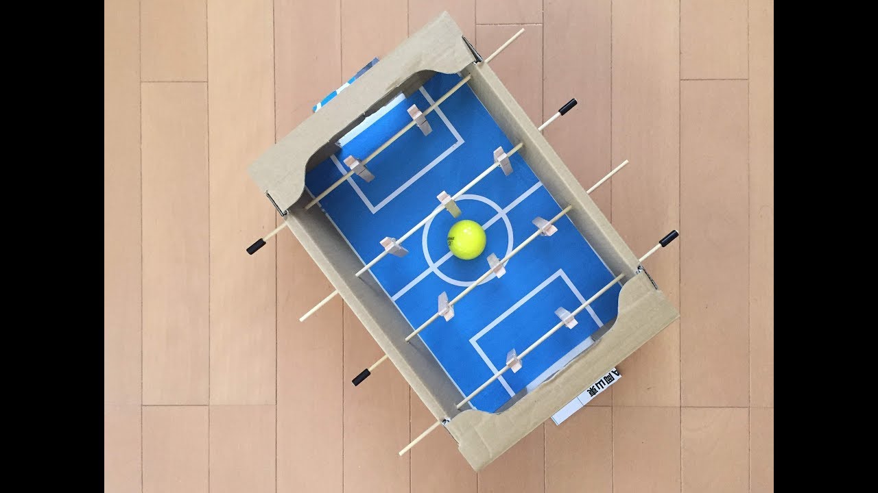 Table Soccer DIY 테이블축구게임 만들기 초간단 DIY 방법 YouTube