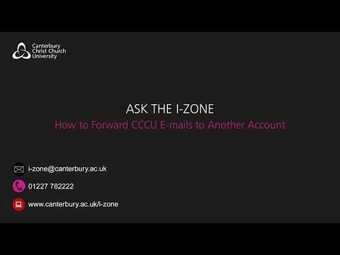 How to Forward CCCU Emails to Another Account