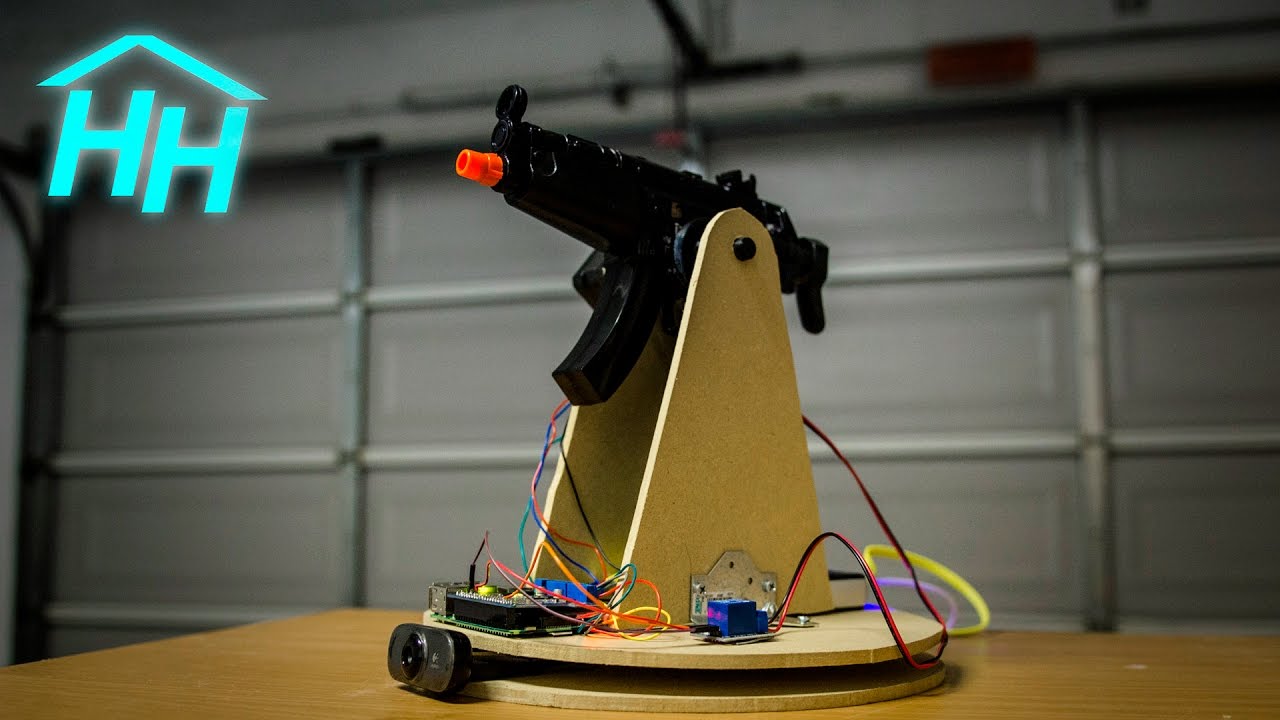 valse bacon frisør How to Make a Raspberry Pi Motion Tracking Airsoft / Nerf Turret - YouTube