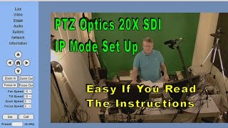 Setting Up PTZ Optics Camera over IP. Easy, Right? PTZ Optics 12X HD SDI