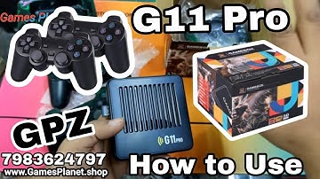 Gamebox G11 Pro Connection Guidance Tutorial video @gamesplanet13
