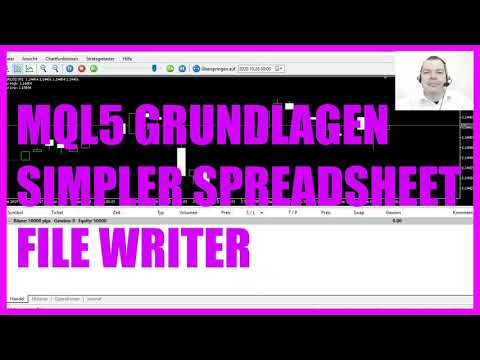 MQL5 TUTORIAL GRUNDLAGEN - 94 SIMPLER SPREADSHEET FILE WRITER