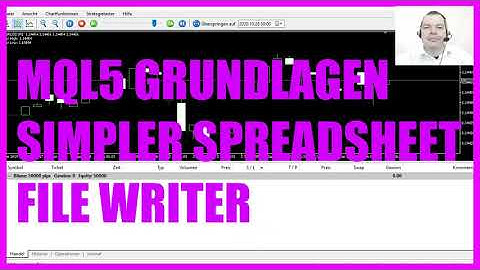 MQL5 TUTORIAL GRUNDLAGEN - 94 SIMPLER SPREADSHEET FILE WRITER