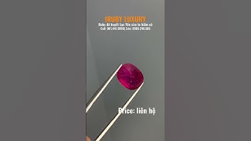 #Ruby_đỏ_huyết_Lục Yên siêu hiếm #có_tia_lửa phát quang #iruby #đỏ huyết #siêuhiem #rubydohuyet