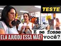 AJUDARIA A MÃE? EXPERIMENTO SOCIAL TESTE SOCIAL #experimentosocial #testesocial #testesdocoronato
