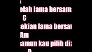 Lirik & chord guitar Stand Here Alone wanita masih banyak