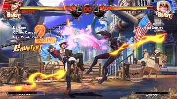 GGXrd 1.1- Slayer Midscreen CH 6P Combos (No Meter)