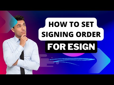How to Set Signing Orders for Multiple Recipients Using Centilio Sign | Fast & Secure E-Signature