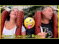 Compilation of slingshot rides  people screaming and passing out  viral memes fun