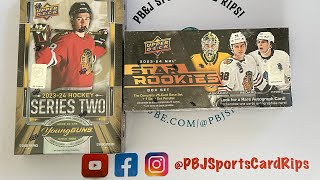 2023-24 Upper Deck Series 2 Hobby Box!  Chance for Connor Bedard Young Guns!  2023-24 Star Rookies!