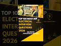 Electrical Interview Top Question  #electricalinterview #shorts