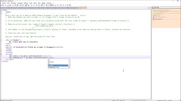 How to make an HTML element disappear - MaadCube