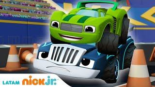 Blaze and the Monster Machines | Lo mejor de Crusher y Pickle  parte 3 | Nick Jr.