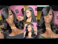 🔥4-in-1 PRE-MAX WIG😍| YAKI Straight Wig Install with layers and Flips🔥| My First Wig