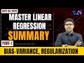 Linear Regression Explained: Bias Variance, Regularization & More | GATE DA 2026