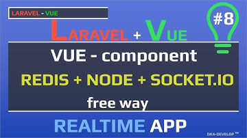 Уроки Laravel Vue: Redis Node и Socket.IO обновление диаграммы в режиме реального времени | free way