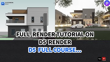 D5 Render Full Beginner
