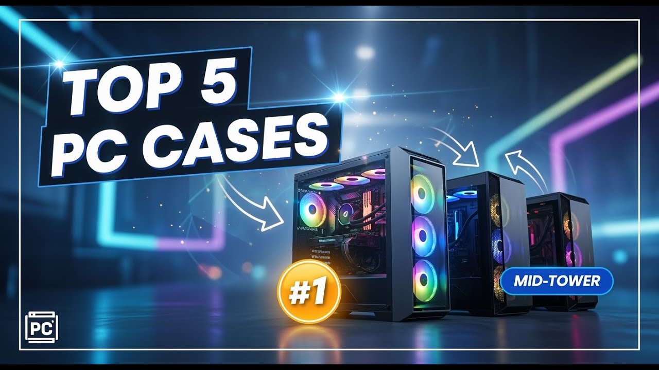 TOP 5 Best Mid-Tower PC Cases 2026 | The Perfect Balance of Size and Performance