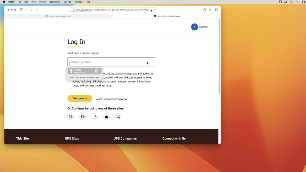 NRGship - Relink to UPS.com