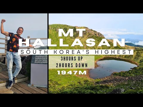Climbing Mount Hallasan via Seongpanak Trail - Highest Mountain of South Korea - Jeju Island Trip