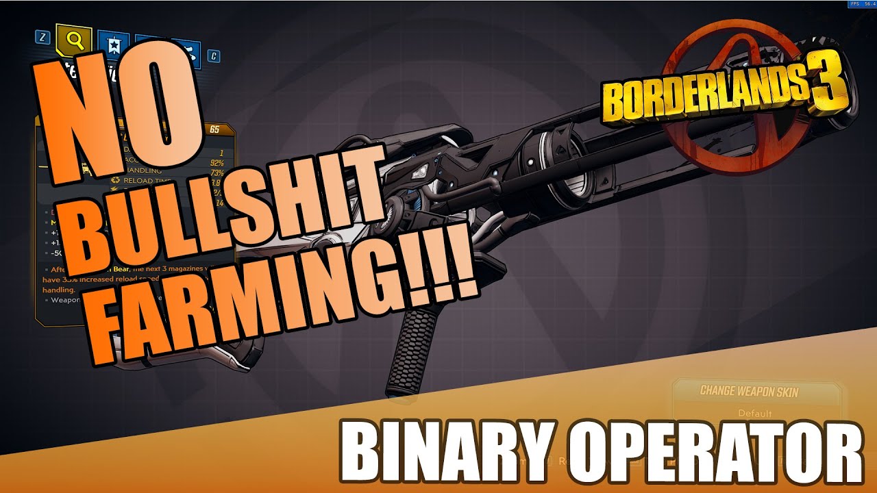Borderlands 3 Binary Operator Guide No Bull Farming YouTube Borderlands 3 binary operator guide no bull farming youtube