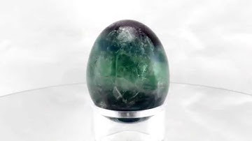 Cosmic Egg: Fluorite - Super - 444 cts $22 - FREE SHIPPING #329 Sacred Geometry