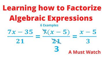 Factorizing Algebraic Fractions ||Chris Maths Academy