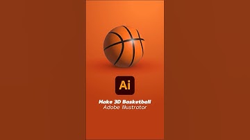 "3D Basketball Illustration in 30 Seconds | Easy Tutorial 🏀✨"