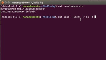 Maram El Salamouny - Demo 2: Mercurial Support in RBT Land