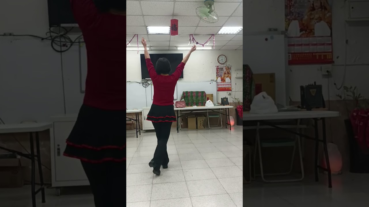 曲目：江湖夜雨十年燈 （背面） 邱月茹老師編舞  示範：張遠美 