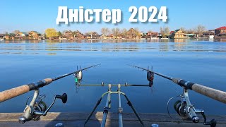 Дністер 2024. Риболовля на САЗАНА весною. Короп на ФЛЕТ. Смажимо шашлики на природі