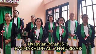 Video thumbnail of "Nyanyian Rohani 5-Hai Mahkluk Allah Hu Besar"